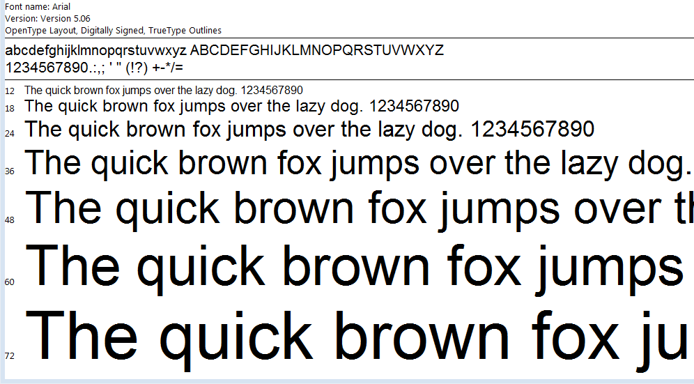 Font chữ thiết kế website Arial cho website Font chữ thiết kế website Arial cho website
