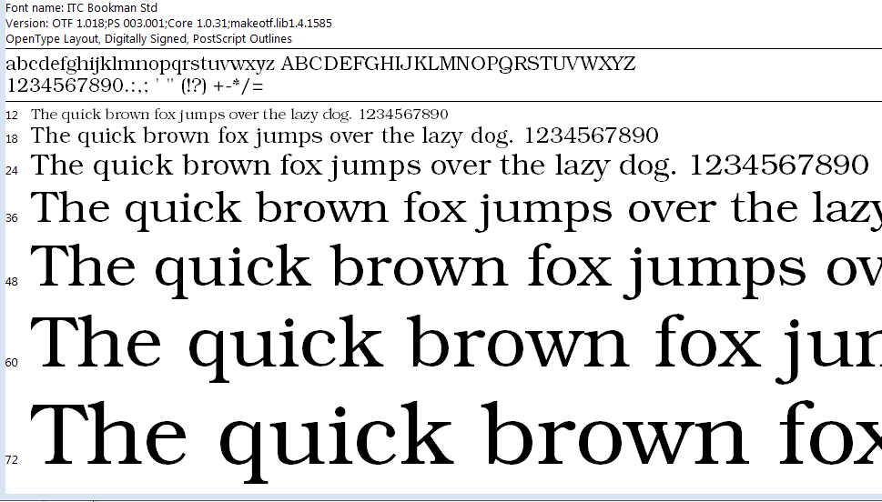 Font chữ thiết kế website Bookman cho website Font chữ thiết kế website Bookman cho website