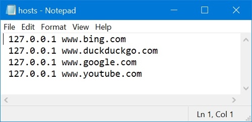 Cách chặn web bằng cách chỉnh sửa tệp Hosts trong Windows 10 2