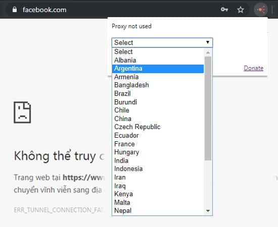 Cách đổi VPN cho máy tính 1