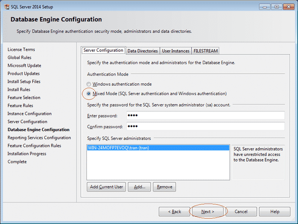 Hướng dẫn cài đặt SQL Server