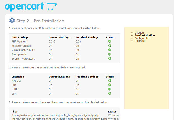 Bạn lựa chọn Continue