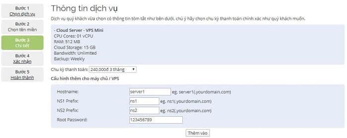 Hướng dẫn mua VPS tại BKNS  1