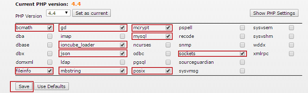 Current PHP version: 4.4