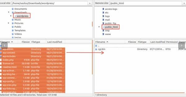 Hướng dẫn sử dụng Filezilla