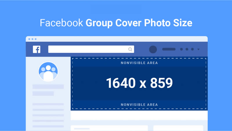 Kích thước Banner Facebook nhóm lớn nhất có thể lên đến 1.640 x 859 (px)  Kích thước Banner Facebook nhóm lớn nhất có thể lên đến 1.640 x 859 (px)