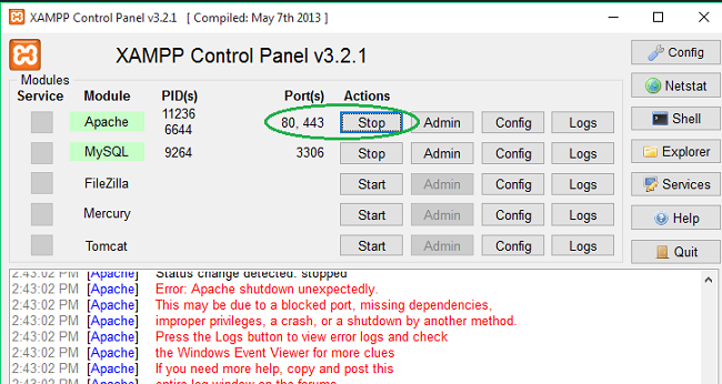 Khắc Phục Lỗi Không Vào Được Localhost Xampp Đơn Giản