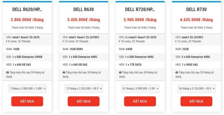 Thuê máy chủ giá rẻ tại Hà Nội với BKNS.