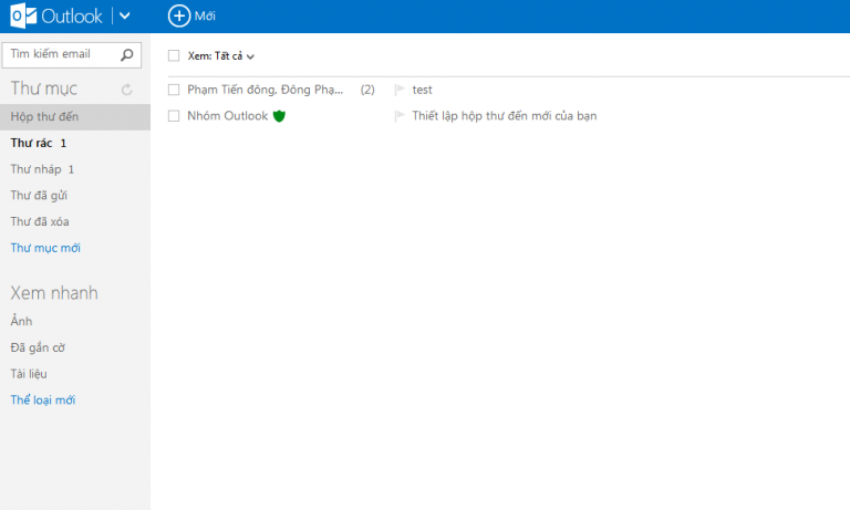 Hướng dẫn cài đặt và cấu hình email outlook.com(live.com- hotmail)